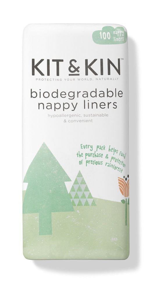 Kit & Kin Biologicky odbúrateľné separačné plienky