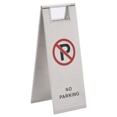 Vidaxl Sklopné parkovacie značenie, nerezová oceľ