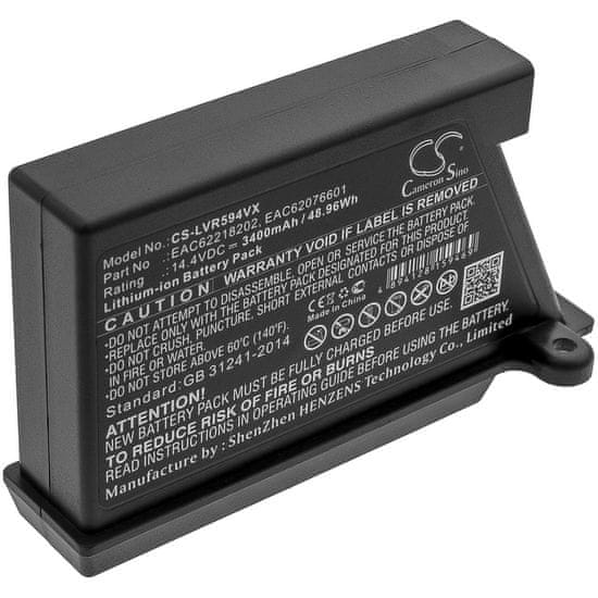 CameronSino Batéria pre LG Hombot, LG VR série, 3400 mAh, Li-Ion