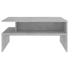Vidaxl Konferenčný stolík betónovo-sivý 90x60x42,5 cm drevotrieska