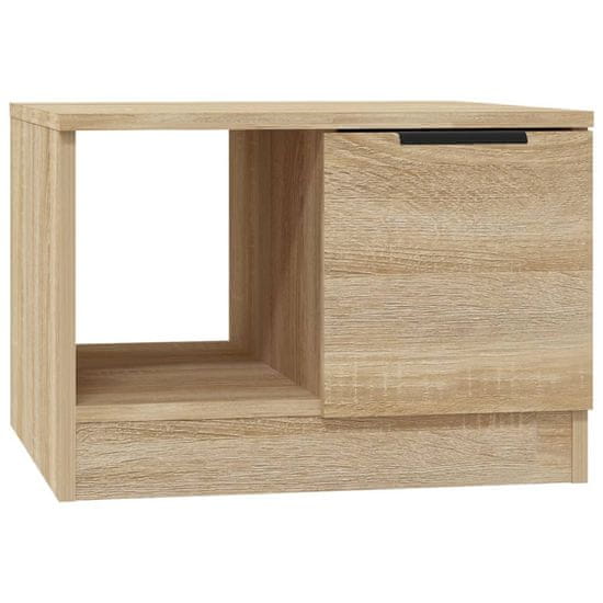 Vidaxl Konferenčný stolík dub sonoma 50x50x36 cm spracované drevo