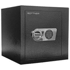 Rottner Monaco 45 EL nábytkový elektronický trezor čierny | Elektronický zámok | 43.5 x 43.5 x 44.5 cm