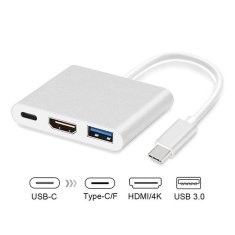 Solex USB HUB kábel OTG zásuvka HDMI+USB3.0+USBC-USBC MCTV-840