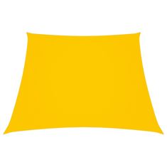 Vidaxl Tieniaca plachta, oxford, lichobežníková 2/4x3 m, žltá