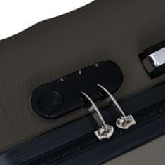 Vidaxl Súprava cestovných kufrov s tvrdým krytom 3 ks antikorová ABS