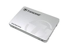 Transcend SSD370S 64GB SSD disk 2.5'' SATA III 6Gb/s, MLC, Aluminum casing, 560MB/s R, 460MB/s W, strieborný