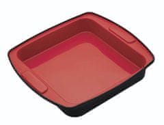 MasterClass Forma na koláč 23 x 23 cm silikónová červená, MasterClass