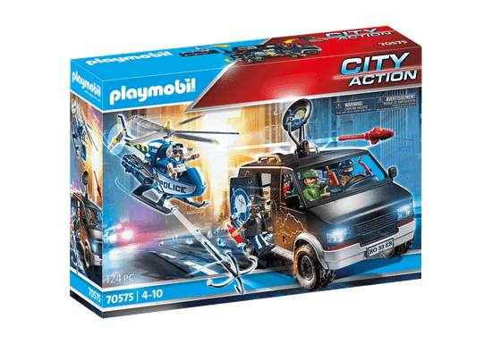Playmobil 70575 Policajná helikoptéra: Prenasledovanie vozidla
