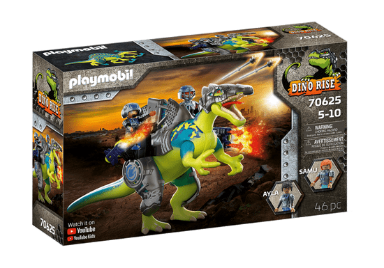 Playmobil 70625 Spinosaurus: Dvojitá obranná sila
