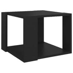 Vidaxl Konferenčný stolík, čierny 40x40x30 cm, kompozitné drevo