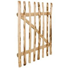 Petromila vidaXL Jednokrídlová brána, lieskové drevo, 100x120 cm