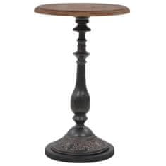 Vidaxl Koncový stolík z jedľového dreva 40x64 cm hnedý