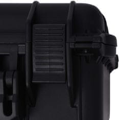 Vidaxl Ochranný kufrík na náradie, 35x29.5x15 cm, čierny