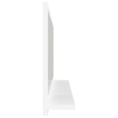 Vidaxl Kúpeľňové zrkadlo, biele 80x10,5x37 cm, kompozitné drevo
