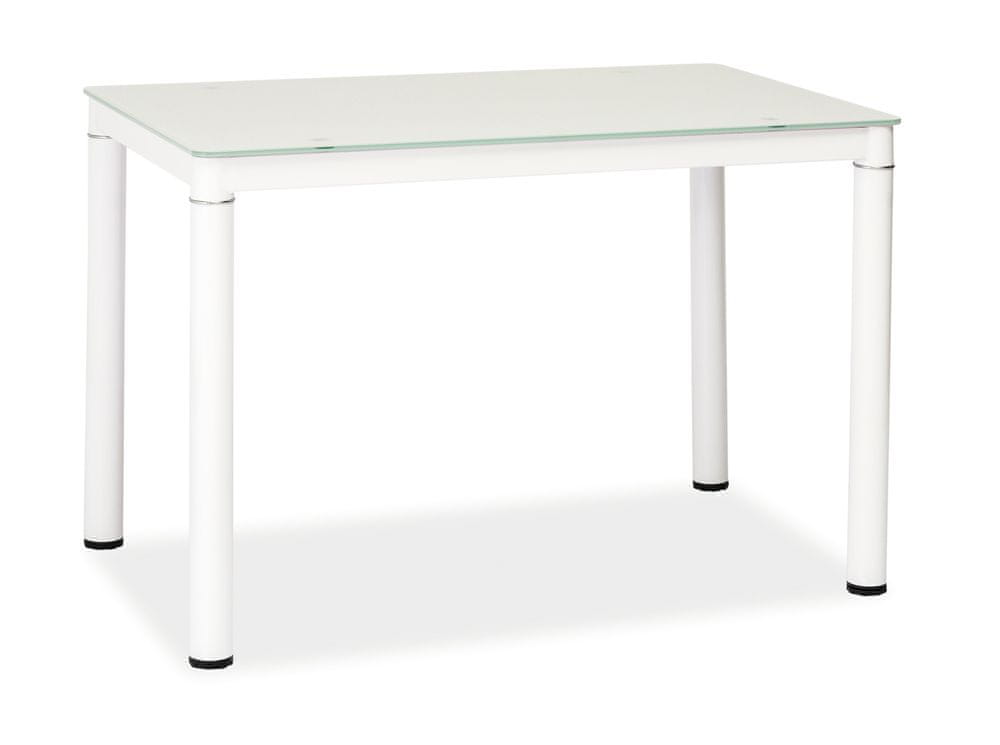 MôjNábytok Signal Jedálenský stôl GALANT | 110x70 cm Farba: Biela