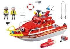 Playmobil 70147 Záchranný hasičský čln s motorom