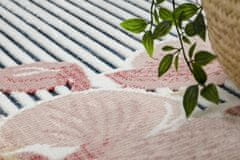 Dywany Łuszczów Kusový koberec Botanic 65240 Flamingo navy – na von aj na doma 78x150