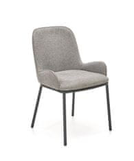 Halmar Jedálenská stolička K481 - sivá / čierna