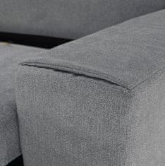 KONDELA Rozkladacia pohovka Kevan Big Sofa - svetlosivá
