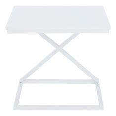 KONDELA Príručný stolík Apia - biela