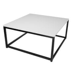 KONDELA Konferenčný stolík (2 ks) Kastler New Typ 1 - biela / čierna