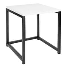 KONDELA Konferenčný stolík (3 ks) Kastler New Typ 3 - biela / čierna
