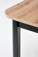 Halmar Rozkladací jedálenský stôl Florian - dub artisan / čierna