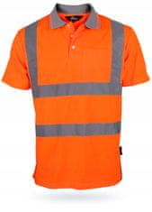 Beta XXL oranžové reflexné tričko POLO BHP