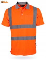 Beta XXL oranžové reflexné tričko POLO BHP