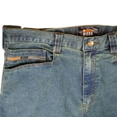 Beta Elastické džínsové pracovné nohavice XL