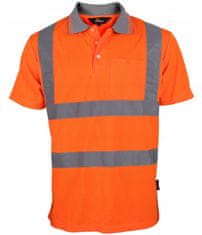 Beta XL oranžové reflexné tričko POLO BHP