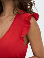 ONLY Dámske šaty ONLMAY Regular Fit 15226992 High Risk Red (Veľkosť S)