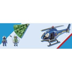 Playmobil 70569 Policajný vrtuľník Prenasledovanie padáku