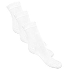 Northix Bambusové ponožky, biele - 3-balenie - 37-40 
