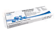 Singclean DRUGCLEAN test na prítomnosť drog - 1 ks