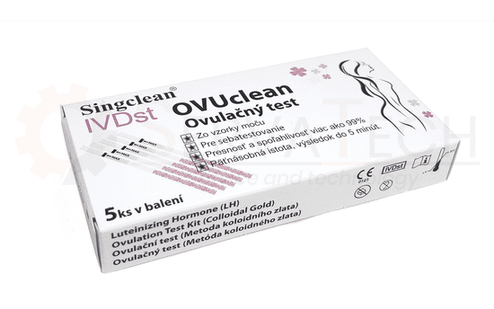 Singclean OVUCLEAN ovulačný test - proužky 5 ks