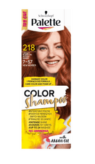 Schwarzpkopf Palette palette color shampoo farbiaci šampón 218 7-57 leskajúci jantár