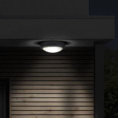 Solight Solight LED vonkajšie osvetlenie so senzorom Siena, šedé, 20W, 1500lm, 4000K, IP54, 23cm WO781-GM