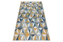 Dywany Łuszczów AKCIA: 140x190 cm Kusový koberec Cooper Sisal Mosaic 22222 ecru/navy – na von aj na doma 140x190