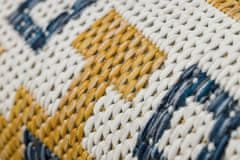 Dywany Łuszczów Kusový koberec Cooper Sisal Aztec 22218 ecru/navy – na von aj na doma 80x150