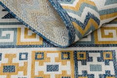 Dywany Łuszczów Kusový koberec Cooper Sisal Aztec 22218 ecru/navy – na von aj na doma 80x150