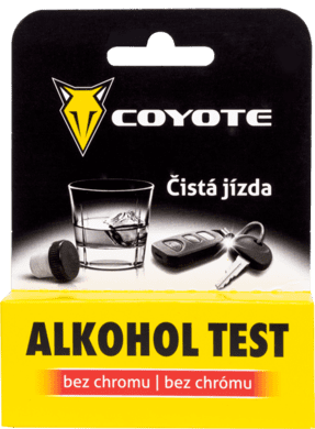 Coyote Alkohol tester - detekčný trubička, jednorazový - COYOTE
