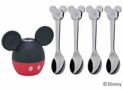 shumee WMF - Súprava 4 lyžičiek + soľnička, Mickey Mouse