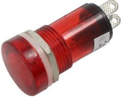 HADEX Kontrolka 12V červená, priemer 18mm