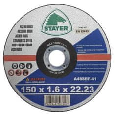 STAYER Kotúč rezný na kov STANDARD T41, Ø 150 x 1,6 x 22,23 mm