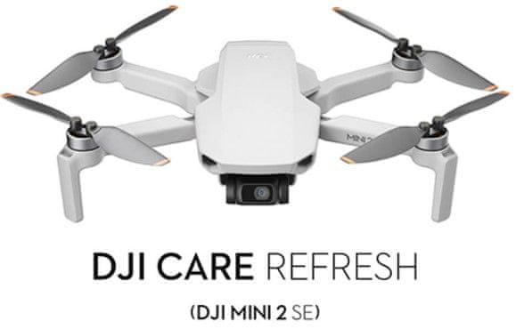 Care Refresh CARD 2Year Plan DJI Mini 2 SE EU - 1 rok predĺžená záruka o 2 roky servisný plán predĺženia záruky DJI produkty kompletná výmena záruka dronu platnosť 48mesiacov prikúpenie záruky krytia pri poškodení