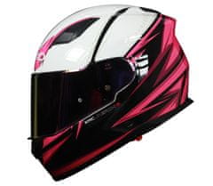XRC Helma na moto Merchi R black/pink/white vel. XS