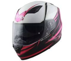 XRC Helma na moto Merchi R black/pink/white vel. XS