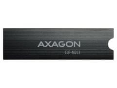 AXAGON CLR-M2L3, hliníkový pasívny chladič pre M.2 2280 SSD, výška 3 mm