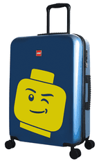 LEGO Stredný kufor Colour Box Minifigure Head Navy